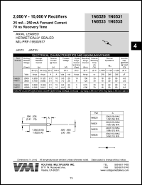 1N6535 Datasheet