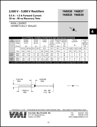 1N6838 Datasheet