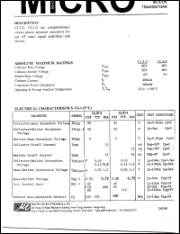 CL313 Datasheet