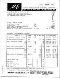J112 Datasheet