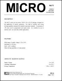 M67T Datasheet