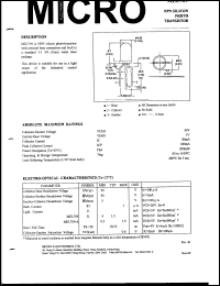 MEL709 Datasheet
