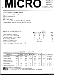 MY136C Datasheet