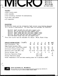 MLV-10-R Datasheet
