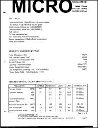 MOG2158TC Datasheet