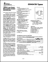 CD4047BF3A Datasheet