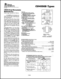 CD4098BF3A Datasheet