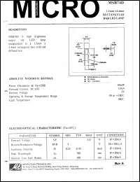 MSB74D Datasheet