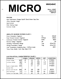 MWG484C Datasheet