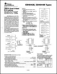 CD4044BDWR Datasheet