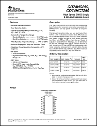 CD54HC257F3A Datasheet