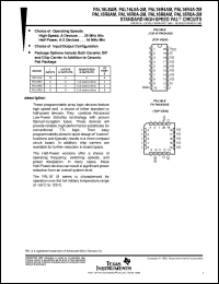 PAL16L8A-2MWB Datasheet