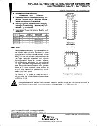 TIBPAL16L8-15MFKB Datasheet