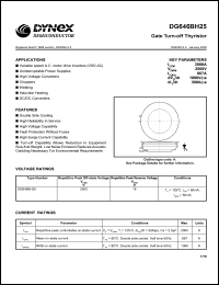DG626BH25 Datasheet