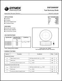 DSF20060SF60 Datasheet