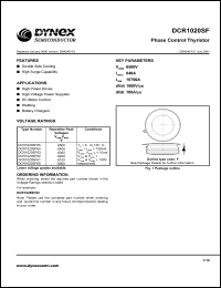 DCR1020SF64 Datasheet