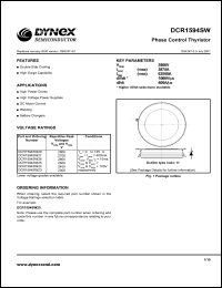 DCR1594SW26 Datasheet