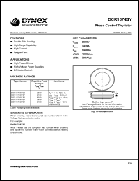 DCR1574SY27 Datasheet