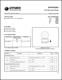 DSF8035SK35 Datasheet