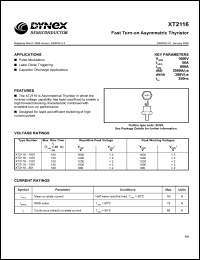 XT2116-1601 Datasheet