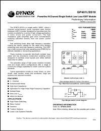 GP401LSS18 Datasheet