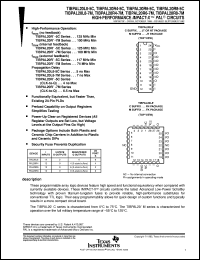 TIBPAL20R8-7MJTB Datasheet