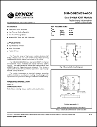 DIM400GDM33-A000 Datasheet