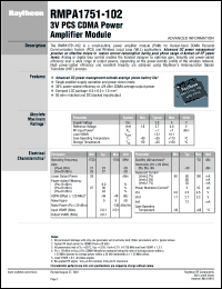 RMPA1751-102 Datasheet