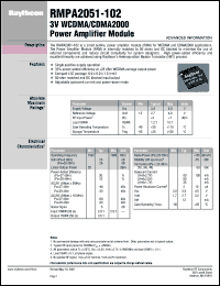 RMPA2051-102 Datasheet