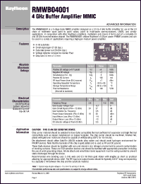RMWB04001 Datasheet