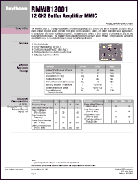 RMWB11001 Datasheet