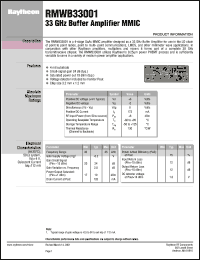 RMWB33001 Datasheet