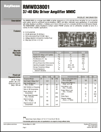 RMWD38001 Datasheet