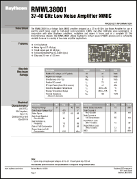 RMWL38001 Datasheet