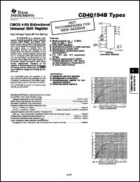 CD40194BPWR Datasheet