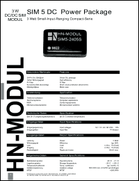 SIM5-4812D Datasheet