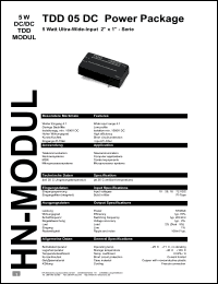 TDD052405D Datasheet