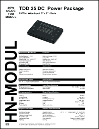 TDD252415S Datasheet