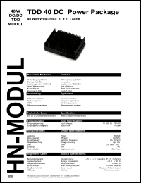 TDD402415D Datasheet