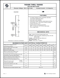 1N5400 Datasheet