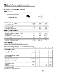 BC847B Datasheet
