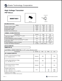 MMBT5401LT1 Datasheet