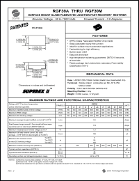 RGF30K Datasheet