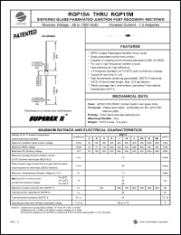 RGP15A Datasheet