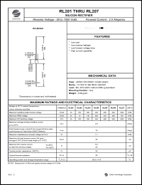 RL207 Datasheet