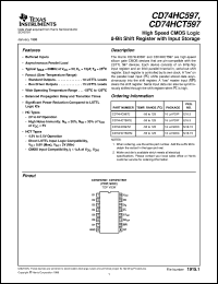 CD74HC597M96 Datasheet