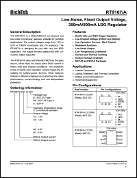RT9167/A-22CBR Datasheet