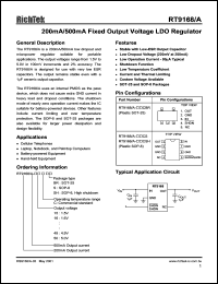 RT9168/A-25CSH Datasheet