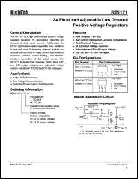 RT9171-33CL Datasheet
