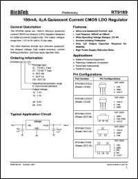 RT9169-29CCB Datasheet